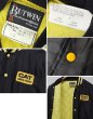 画像2: 80's【USA製】【ビンテージ】【BUTWIN】バトウィン【CAT DIESEL POWER】【黒ｘ黄色】【中綿入りサテンスタジャン】【サイズXL】  (2)