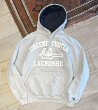 画像1: ビンテージ【チャンピオン】【Champion】フード裏紺【Green turtle Lacross】グレー【パーカー】【サイズS】  (1)