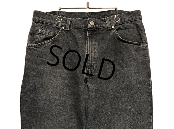 画像3: 【USA製】【ビンテージ】【BRITANIA】ブリタニア 先染め 黒 デニムパンツ ブラックデニム【36ｘ30】  (3)