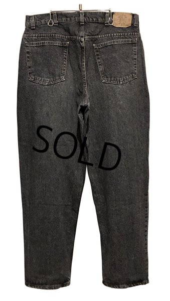 画像5: 【USA製】【ビンテージ】【BRITANIA】ブリタニア 先染め 黒 デニムパンツ ブラックデニム【36ｘ30】  (5)