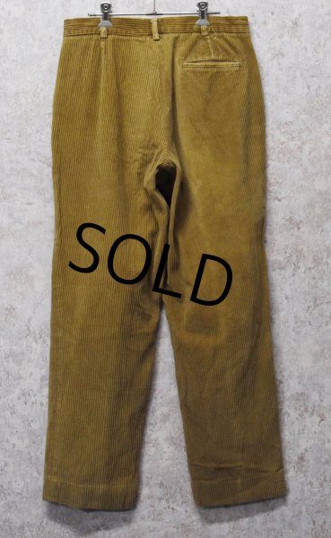 画像5: 90's~【ビンテージ】【Saks Fifth Avenue】サックス・フィフス・アベニュー【ライトブラウン】【コーデュロイパンツ】スラックス【W32】  (5)