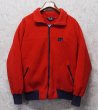 画像1: 90's【USA製】【GUIDE LINE】ガイドライン【赤】【フリースカーディガン】フリースジャケット【サイズＸＬ】  (1)