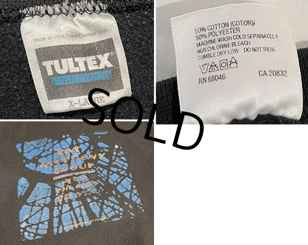 画像2: 90's~【USA製】【ビンテージ】【Tultex】【タルテックス】【黒】パット・メセニー・グループ【スウェット】【サイズXL】  (2)