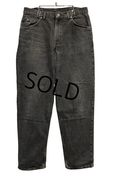 画像1: 【USA製】【ビンテージ】【BRITANIA】ブリタニア 先染め 黒 デニムパンツ ブラックデニム【36ｘ30】  (1)