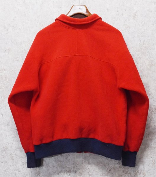 画像3: 90's【USA製】【GUIDE LINE】ガイドライン【赤】【フリースカーディガン】フリースジャケット【サイズＸＬ】  (3)