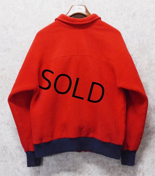 画像3: 90's【USA製】【GUIDE LINE】ガイドライン【赤】【フリースカーディガン】フリースジャケット【サイズＸＬ】  (3)