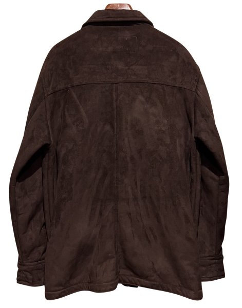 画像3: ビンテージ【コロンビア】Colombia【ブラウン】【スエード調】【パイル裏地】ジップアップジャケット【サイズXL-T】  (3)