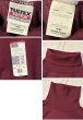 画像2: デッドストック【USA製】【ビンテージ】【Tultex】【タルテックス】【ワインレッド】【無地】【タートルネックスウェット】【サイズL】  (2)