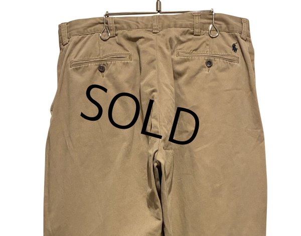 画像4: 【ラルフローレン】POLO RALPH LAUREN 【ビンテージ】【Prospect Pant】プロスペクトパンツ【ベージュ】【コットンパンツ】【34×30】  (4)