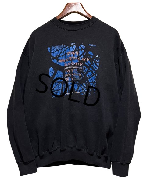 画像1: 90's~【USA製】【ビンテージ】【Tultex】【タルテックス】【黒】パット・メセニー・グループ【スウェット】【サイズXL】  (1)