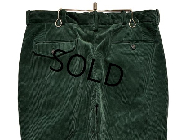 画像5: ビンテージ【ラルフローレン】POLO RALPH LAUREN【FINE TAILORING】【緑】【コーデュロイパンツ】【36×34】  (5)