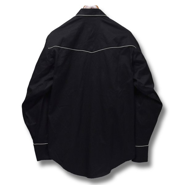 画像3: デッドストック【ロックマウント】ROCK MOUNT【ビンテージ】【花柄】黒【ウエスタンシャツ】【サイズM】   (3)