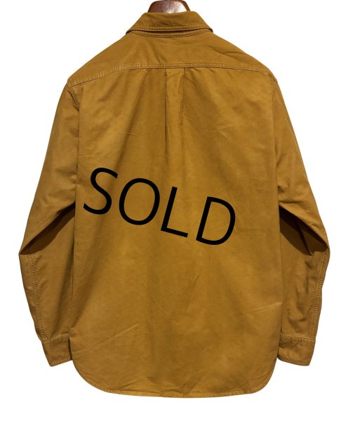 画像3: ビンテージ【filson】フィルソン からし色 コットンシャツ【サイズM】  (3)