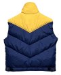 画像3: 【ビンテージ】【ALTRA】アルトラ【紺×黄色】中綿入り【ダウンベスト】ジップアップベスト【サイズＬ】  (3)