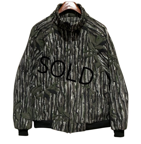 画像1: 80's~【USA製】ビンテージ【SAFTBAK】サフトバック【ツリーカモ】フリースジャケット 【サイズM程度】  (1)