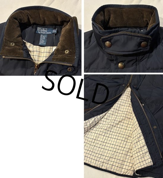 画像3:  ビンテージ【ラルフローレン】【Ralph Lauren】【紺】【ダウンジャケット】【サイズM】  (3)