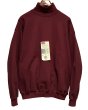 画像1: デッドストック【USA製】【ビンテージ】【Tultex】【タルテックス】【ワインレッド】【無地】【タートルネックスウェット】【サイズL】  (1)
