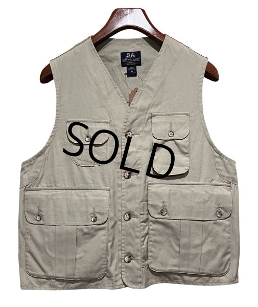 画像1: 90's【USA製】【ビンテージ】【Willis&Geiger】ウイリスアンドガイガー【コットン】【ハンティングベスト】【サイズM】  (1)