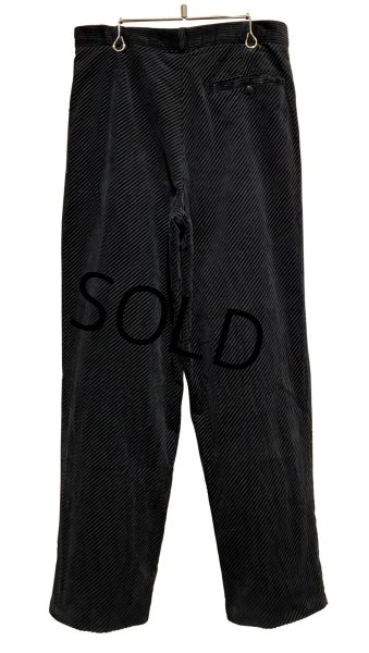 画像5: 【ビンテージ】【イタリー製】【ISTANTE】イスタンテ【濃紺】３タック【コーデュロイスラックス】【W３２程度】  (5)