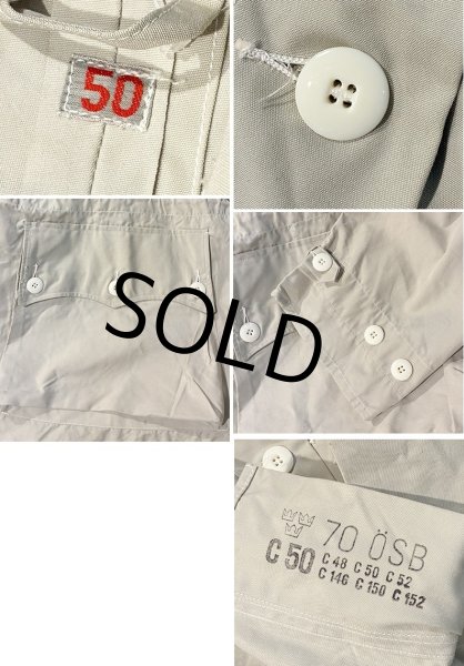 画像2: 【デッドストック】【スウェーデン軍】【Ｍ６２】【スノーカモパーカー】【オーバーコート】【サイズ５０】  (2)