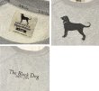 画像2: 【ビンテージ】The Black Dog【グレー】【犬プリント】【スウェット】【レディース】【サイズXL】  (2)