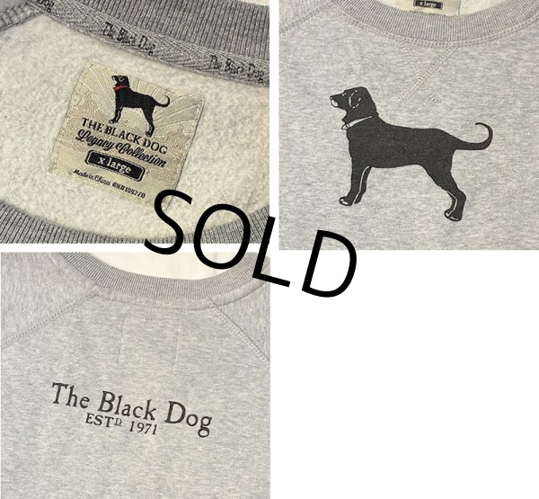 画像2: 【ビンテージ】【The Black Dog】ブラックドッグ【グレー】【犬プリント】【スウェット】【レディース】【サイズXL】  (2)