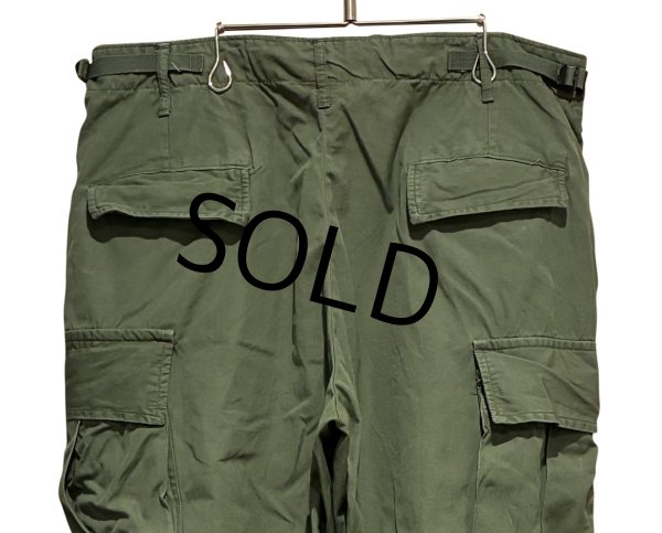 画像4: 【60's】【米軍実物】【ビンテージ】 【U.S.ARMY】ノンリップ【ジャングルファティーグパンツ】【L-Short】  (4)