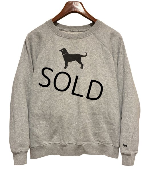 画像1: 【ビンテージ】【The Black Dog】ブラックドッグ【グレー】【犬プリント】【スウェット】【レディース】【サイズXL】  (1)
