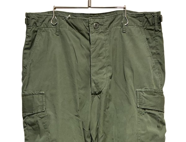 画像3: 【60's】【米軍実物】【ビンテージ】 【U.S.ARMY】ノンリップ【ジャングルファティーグパンツ】【L-Short】  (3)