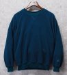 画像1: USA製【ビンテージ】【EMS】【ターコイズ】無地【フリース】フリーススウェット【サイズS】  (1)
