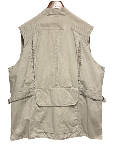 画像3: 90's【ビンテージ】【Eddie Baue】【エディーバウアー】【タンカラー】 サファリベスト【ハンティングベスト】【サイズＬ】  (3)