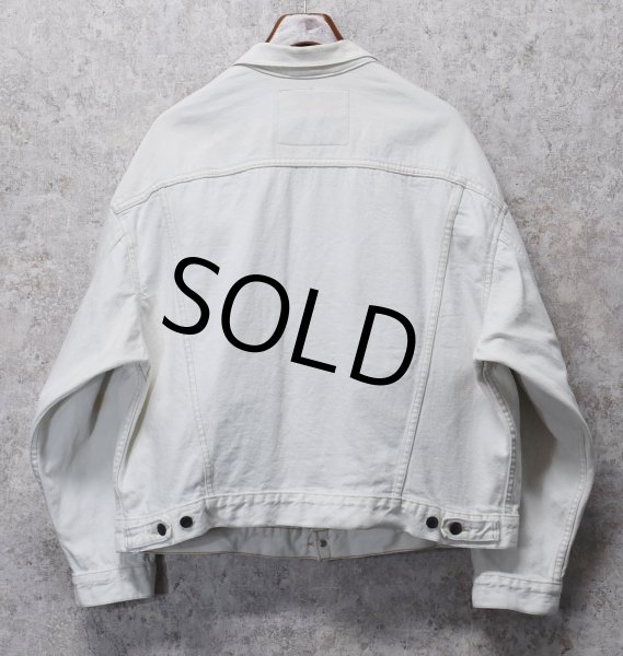 画像3: 90’s 【ビンテージ】USA製【リーバイス】デカパッチ【LEVIS】【70598-4159】白【Gジャン】デニムジャケット【サイズXL】  (3)