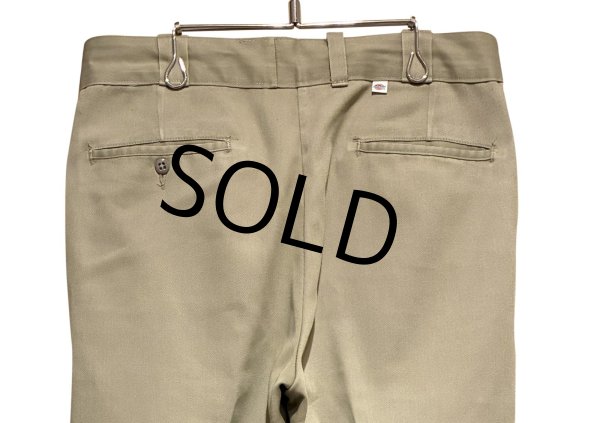 画像4: 【ビンテージ】ディッキーズ【Dickies】【ベージュ】【裏地付き】【ワークパンツ】【31×30】  (4)