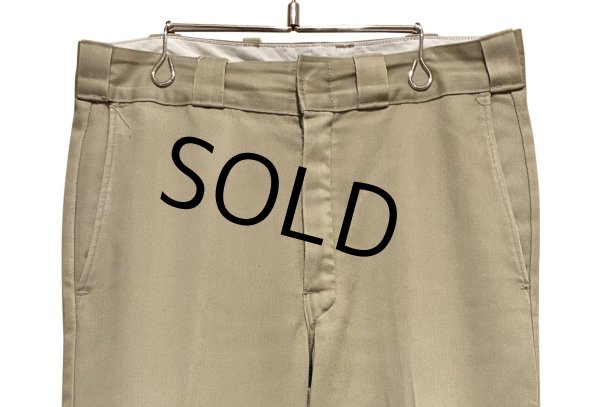 画像3: 【ビンテージ】ディッキーズ【Dickies】【ベージュ】【裏地付き】【ワークパンツ】【31×30】  (3)