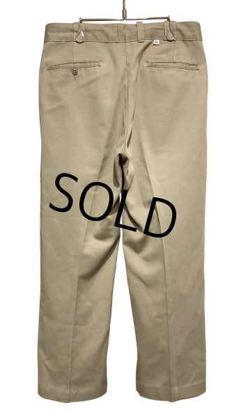 画像5: 【ビンテージ】ディッキーズ【Dickies】【ベージュ】【裏地付き】【ワークパンツ】【31×30】  (5)
