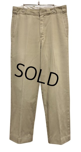 画像1: 【ビンテージ】ディッキーズ【Dickies】【ベージュ】【裏地付き】【ワークパンツ】【31×30】  (1)