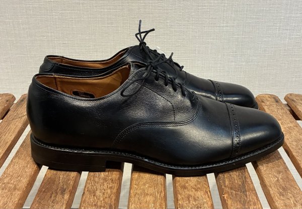 画像3: USA製【アレンエドモンズ】【Allen Edmonds】Bradly【ブラッドリー】【黒】【ストレートチップ】【9 D】【27cm程度】  (3)