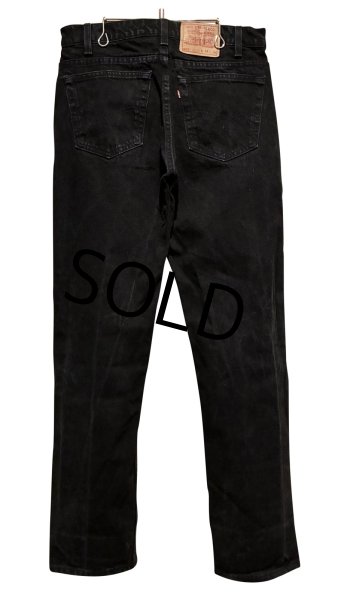 画像5: 90's【USA製】【ビンテージ】【LEVI'S】【リーバイス５０５】505【黒】【デニムパンツ】ブラックデニム【34×32】  (5)