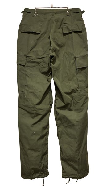 画像5: 程度良好!!【60's】【米軍実物】【ビンテージ】 【U.S.ARMY】ノンリップ【ジャングルファティーグパンツ】【M-Long】  (5)