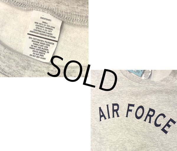 画像2: ほぼ未使用!!【USA製】【U.S.AIRFORCE】【ビンテージ】グレー【スウェット】【サイズS】  (2)