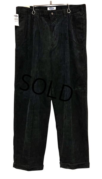 画像1: デッドストック【ビンテージ】【OLDNAVY】オールドネイビー【黒】【コーデュロイパンツ】【コットンパンツ】【36×30】  (1)