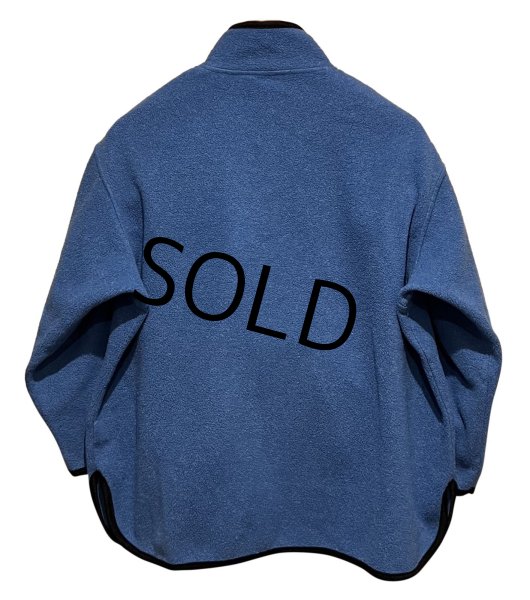 画像3: 90’ｓ【ビンテージ】【エディーバウアー】【青×紺パイピング】【ハーフジップフリース】レディース古着【レディースM】  (3)