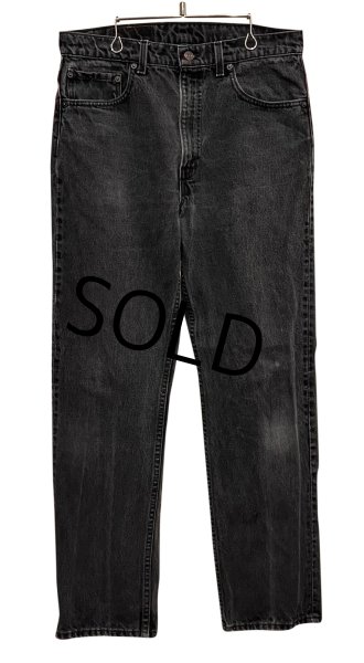 画像1: 90's【USA製】【ビンテージ】【LEVI'S】【リーバイス５０５】505【黒】【デニムパンツ】ブラックデニム【34×30】  (1)