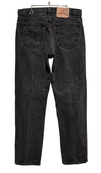 画像3: 90's【USA製】【ビンテージ】【LEVI'S】【リーバイス５０５】505【黒】【デニムパンツ】ブラックデニム【34×30】  (3)