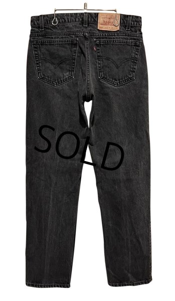 画像3: 90's【USA製】【ビンテージ】【LEVI'S】【リーバイス５０５】505【黒】【デニムパンツ】ブラックデニム【34×30】  (3)