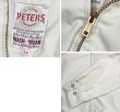 画像2: 程度良好【ビンテージ】【PETERS】【オフホワイト】【スウィングトップ】【ジップアップブルゾン】【US38】  (2)