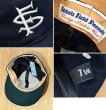 画像2: 90’ｓ【ビンテージ】程度良好!! 90'sEbbets Field Flannels 【サンフランシスコ】【紺ｘツバ裏緑】ウールキャップ【ベースボールキャップ】【サイズ7 1/4】  (2)