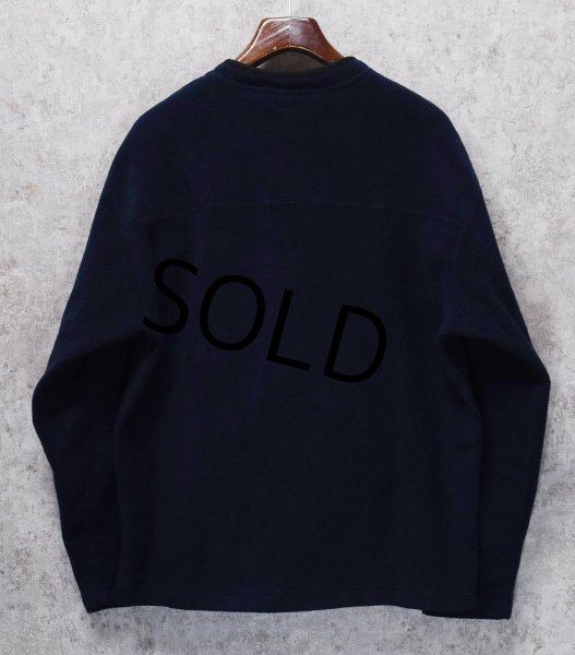 画像3: ビンテージ【オールドギャップ】【GAP】紺【Vネック】【フリース】【プルオーバー】【サイズXL】  (3)