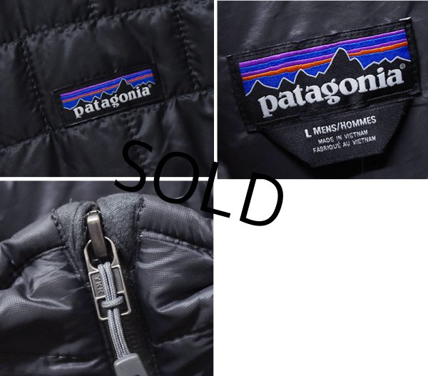 画像2:  ビンテージ【パタゴニア】【PATAGONIA】チャコール【ナノパフ】【ベスト】ダウンベスト【サイズL】  (2)