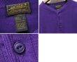 画像2: USA製【90's】【ビンテージ】【エディーバウアー】紫【ヘンリーネックロンT】コットンセーター【サイズＬ】  (2)
